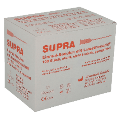 Einmalkanülen Supra 1.2 x 75 mm / 100 Stück