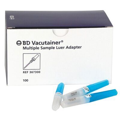 Vacutainer BD Luer-Adapter, blau, 100 Stk.