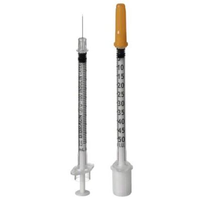 Codan Insulin, 1ml, U-100, 0,02 ml graduiert, Luer, 100 Stück