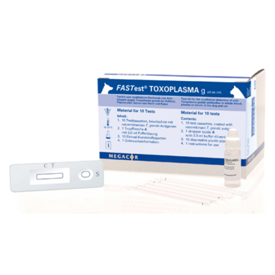 Megacor FASTest TOXOPLASMA g, 10 Schnelltest
