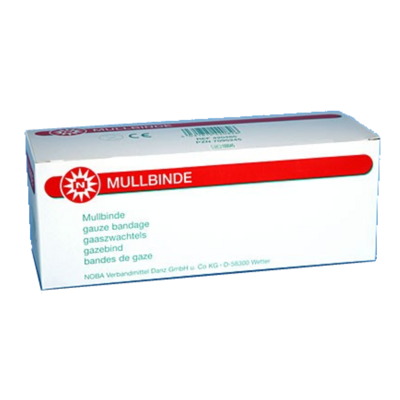 Mullbinden Noba 8 cm x 10 m, starr, weiss, 20 Stück