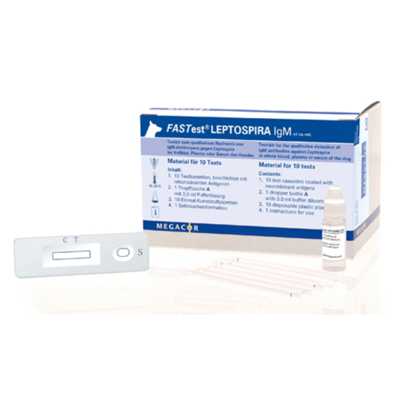 Megacor FASTest LEPTOSPIRA IgM,  10 Schnelltest