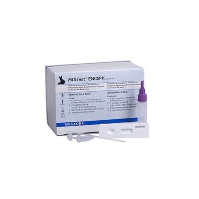Megacor FASTest ENCEPH / 25 Testkasetten