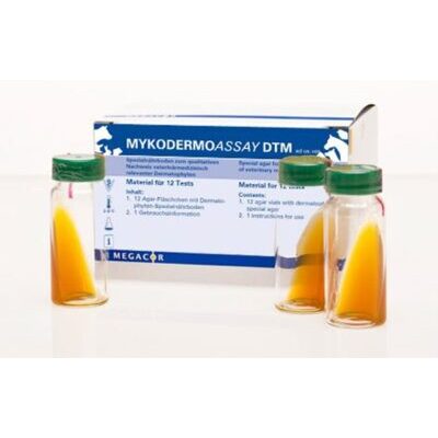 Megacor MYKODERMOASSAY DTM, Dermatophyten Test, 12 Stück