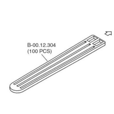 Einmalgebrauchs-Mundspatel aus Kunststoff 100 Stück