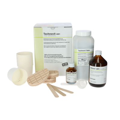 Technovit 6091, 10er-Sortiment mit Beschleuniger