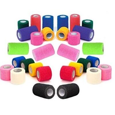 Vet-ColorFlex Bandagen 2.5 cm x 4.2 m, dunkelblau, 24 Stk.