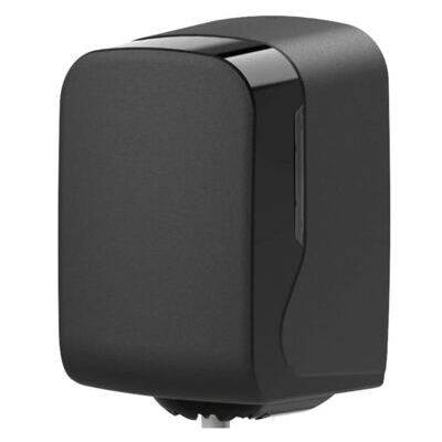 Handtuchrollenspender Maxi Centerpull, schwarz matt, 1 Stück (225x363x215mm)