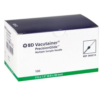 Vacutainer BD Precisionglide Kanülen 21G 0.8x38mm, 100 Stk.