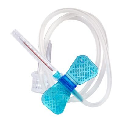 Punktionskanülen (Butterfly) creme G19, mit Flügel, 50 Stück