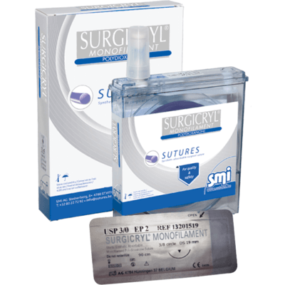 Surgicryl MONO PDO SMI / 3-0 / HR 22 / 75cm / violett / 12 Stk.