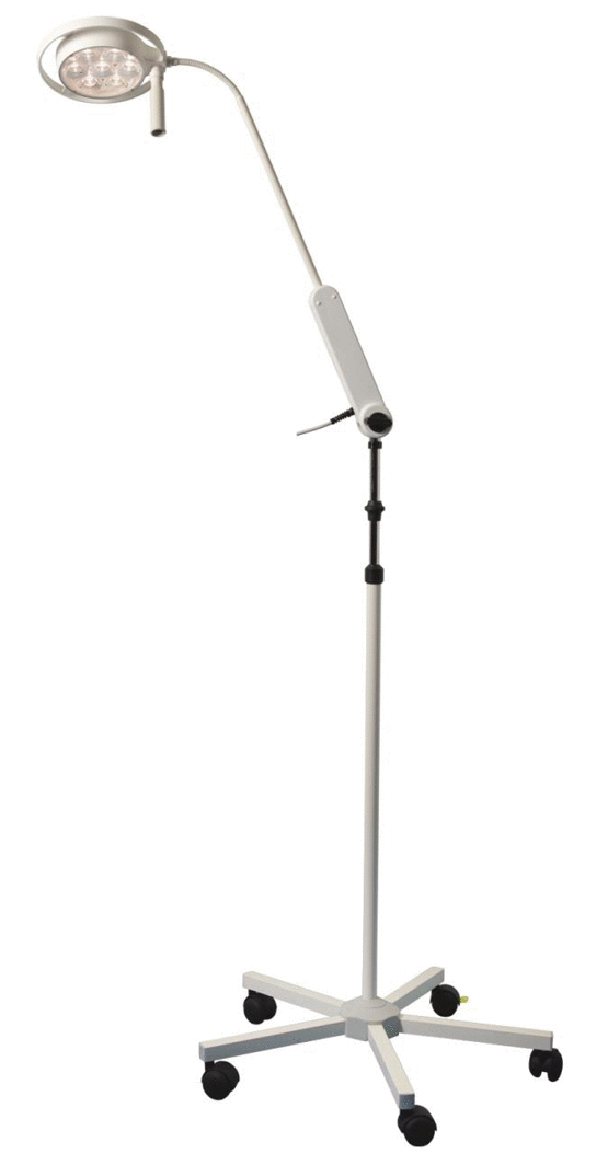 Untersuchungsleuchte MACH LED 115C auf 5-Fuss-Stativ
