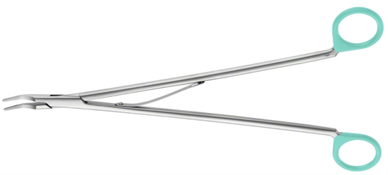 Ligatureclip Anlegeuange Clip, Grösse ML, gewinkelt 25°, 280mm
