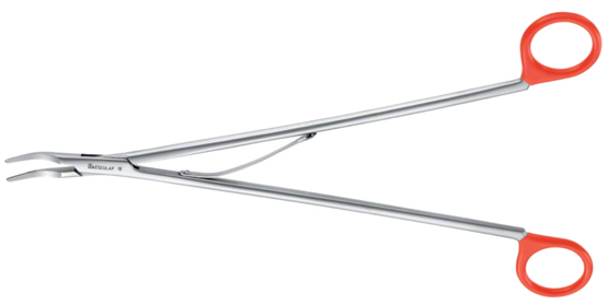 Ligatureclip Anlegeuange Clip, Grösse L, gewinkelt 25°, 280mm