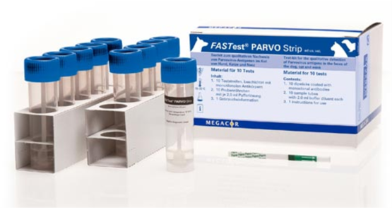 Megacor FASTest PARVO Strip, 10 Tests