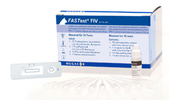 Megacor FASTest FIV, 10 Schnelltest
