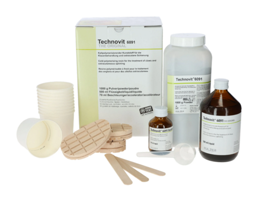 Technovit 6091, 10er-Sortiment mit Beschleuniger