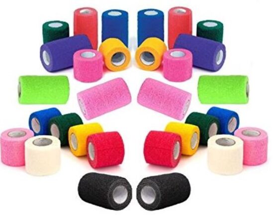 Vet-Color Pet Flex Bandagen 5 cm x 4.5 m, dunkelblau, 24 Stk.