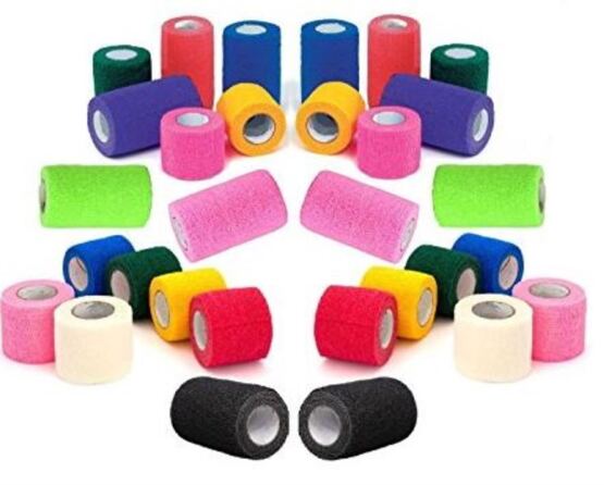 Vet-ColorFlex Bandagen 10 cm x 4.5 m, blau, 12 Stk.