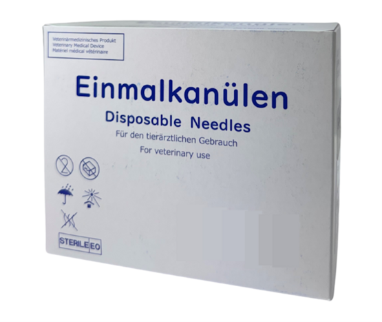 Einmalkanülen Supra, mit Lanzettenschliff, 1.5 x 50 mm, 100 Stk