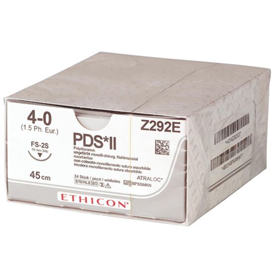 PDS II Plus violett USP 6-0 / 2xBV-1 / 70 cm / 36 Stück