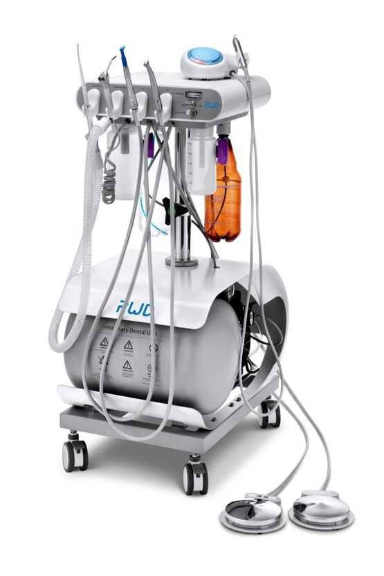 Dentaleinheit, Zahneinheit RWD, inkl. Flüsterkompressor 20 Liter